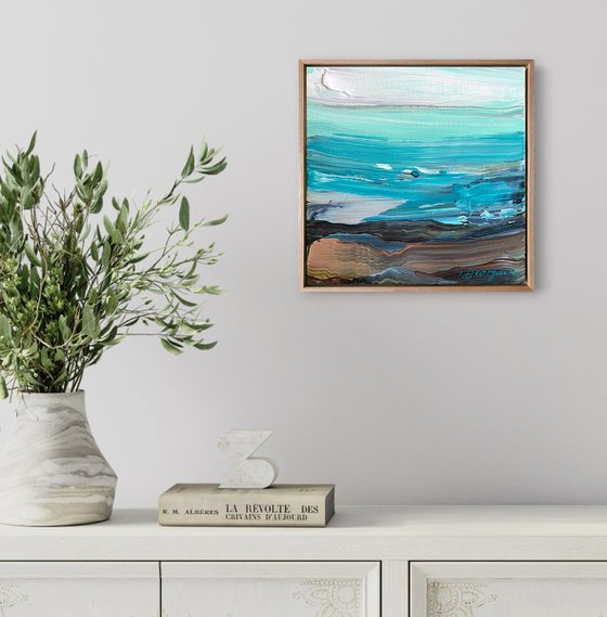 ‘Coastal no.65' FRAMED