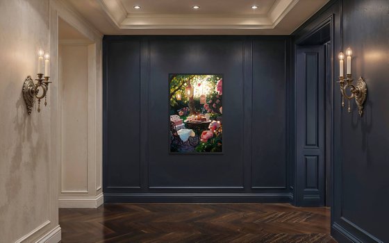 An Evening Feast Beneath the Lanterns