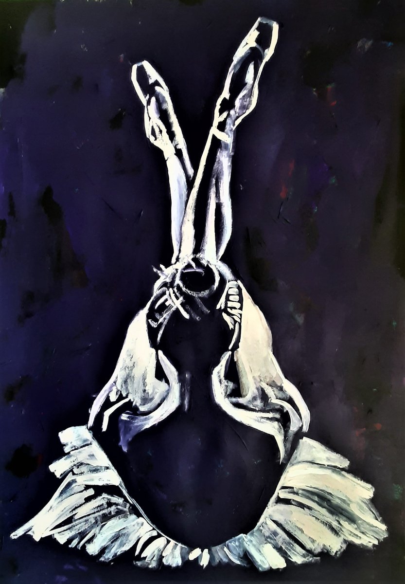 Ballerina / 100 x 70 cm by Alexandra Djokic