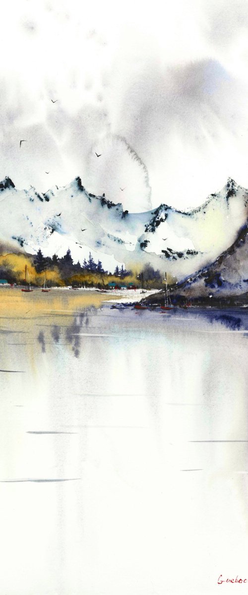 Mountain Lake #9 by Eugenia Gorbacheva