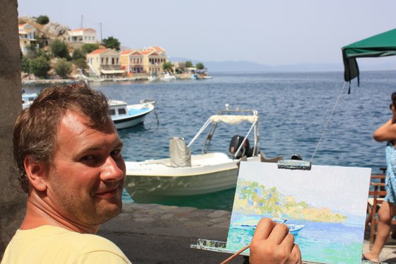 Symi port and harbor