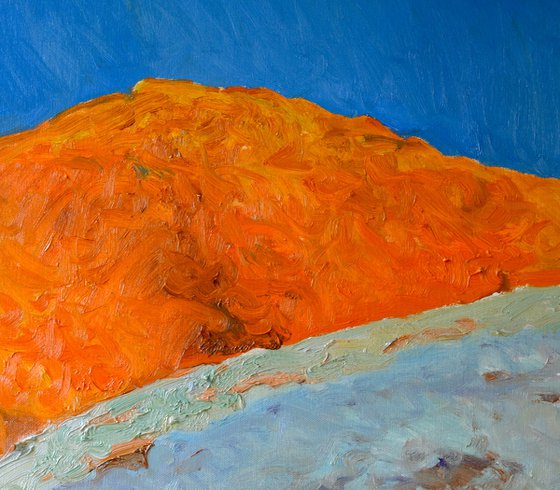 The Hill. Desert Landscape
