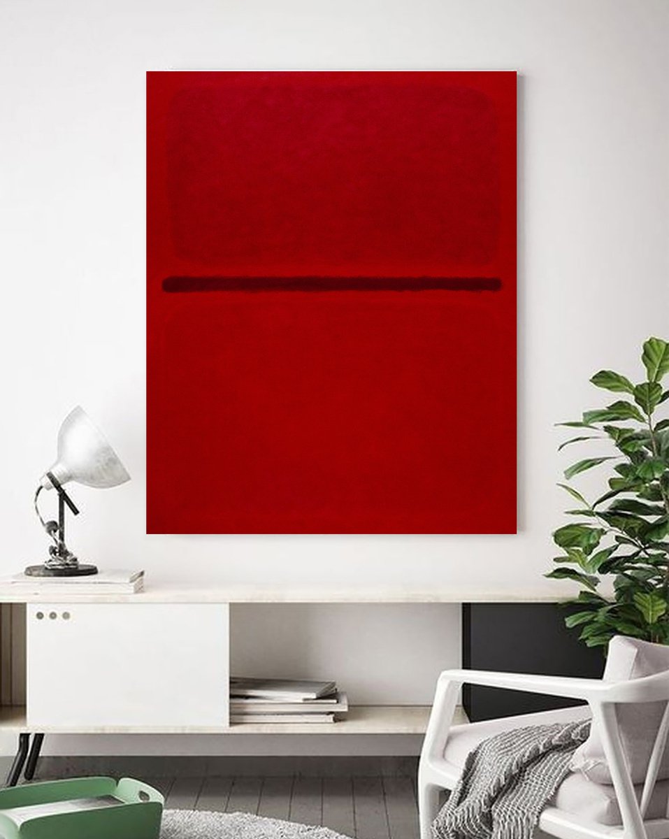 Abstract Oil Painting By Nataliia Sydorova, 47 X 59", Bordo, Original Artwork