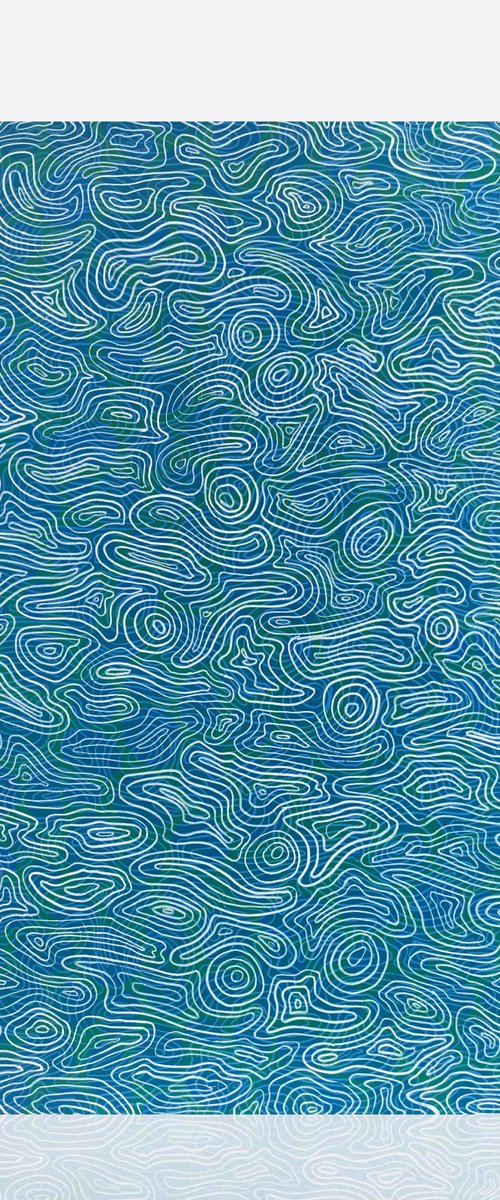 Water Ripples Study IV by Jennifer Bell