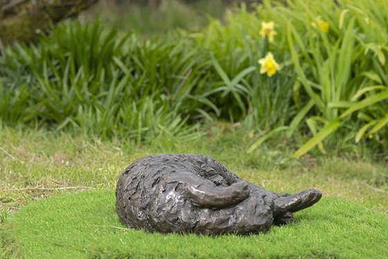 Curled Cat (BR sculpture)