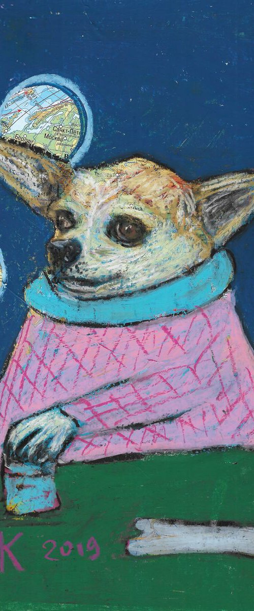 Drinking dog #54 by Pavel Kuragin