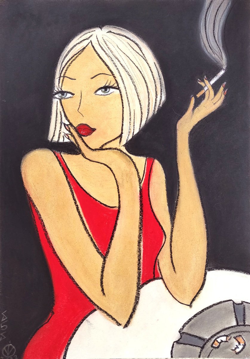 One Cigarette by Vio Valova
