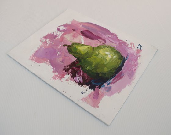 BEURRE PEAR ON PINK 1