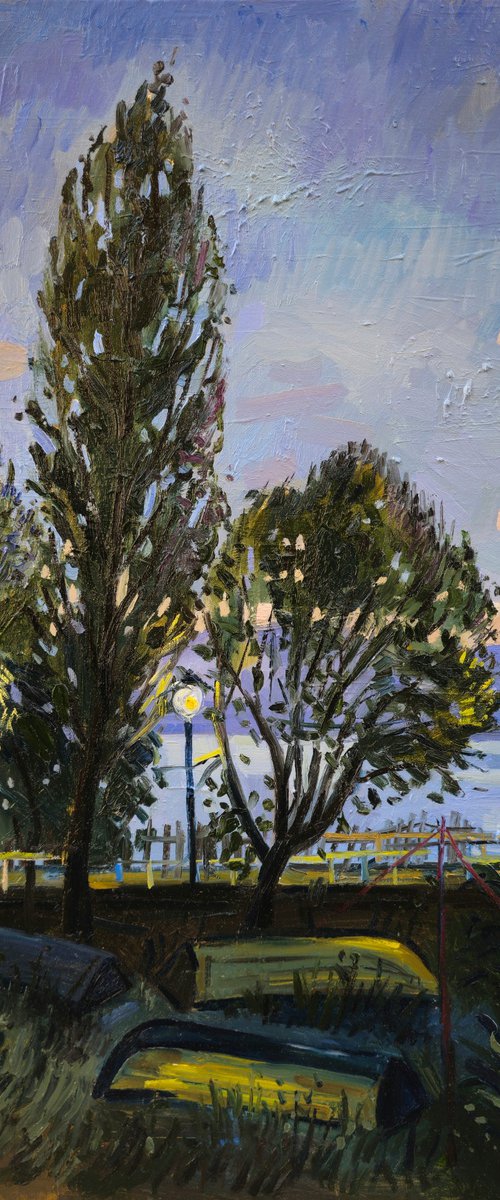 "Evening by the lake" by Joan Mato