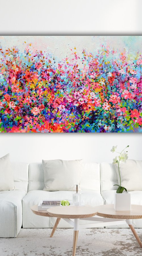 Scattered Roses in my Garden by Soos Roxana Gabriela