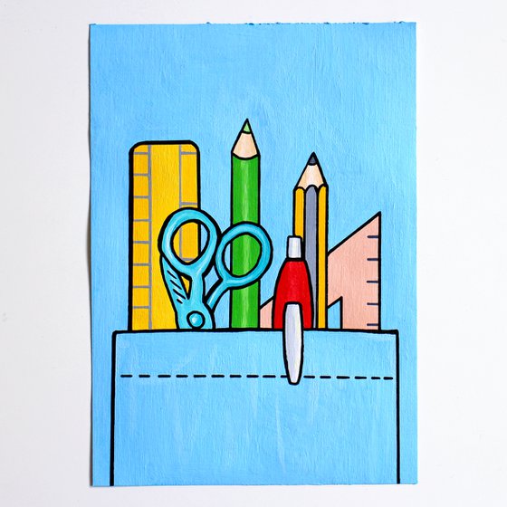 Stationery Pocket on A5 Paper