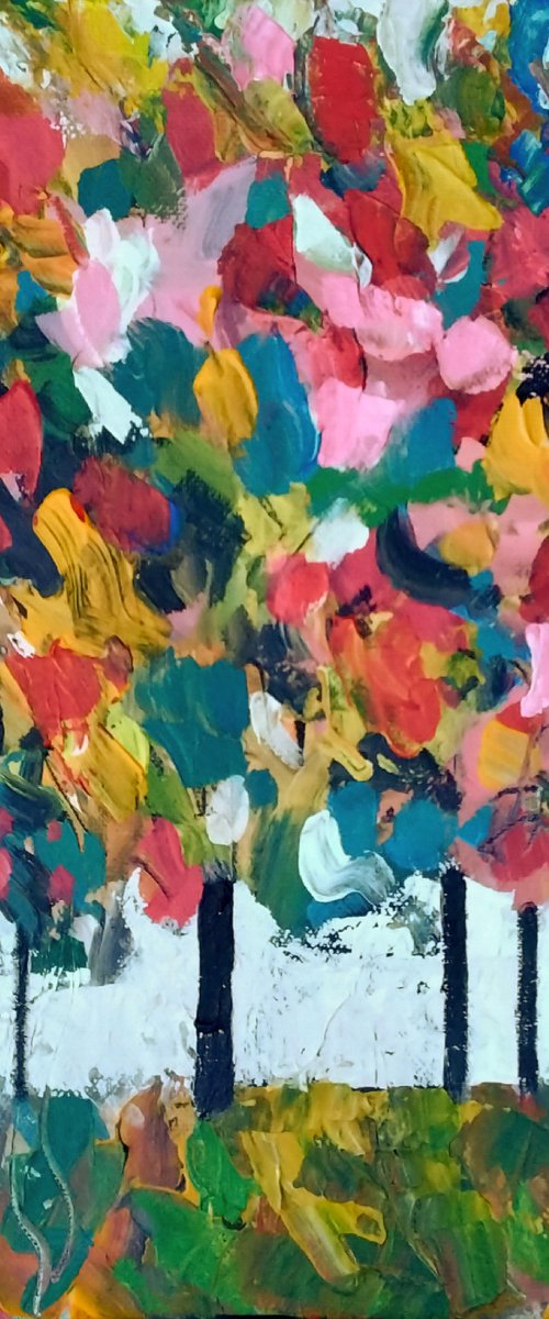 Summer Trees III by Jan Rippingham
