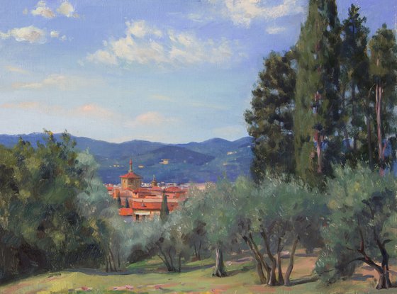 Evening at Villa di Rusciano