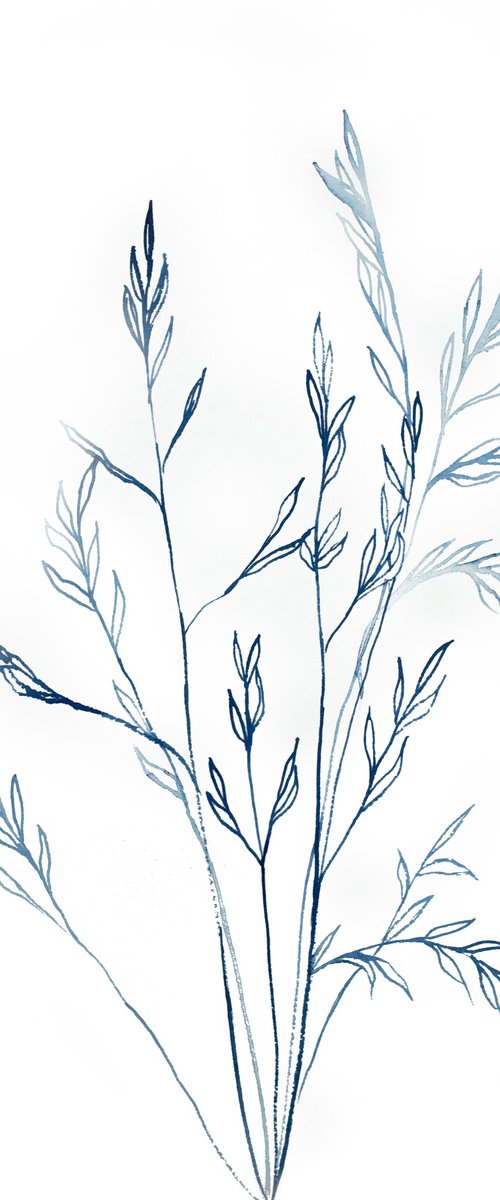 Grass Study No. 4 by Elizabeth Becker