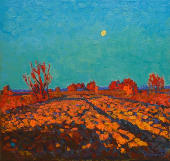 Ground. evening is coming