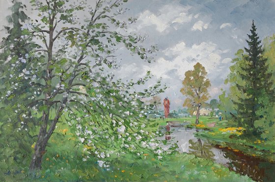 Maryino, Apple Tree in Bloom