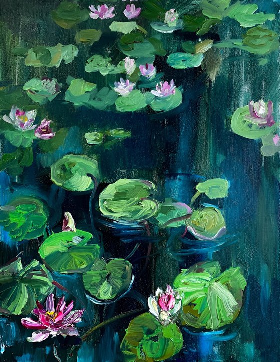Water Lilies Impressionist Art