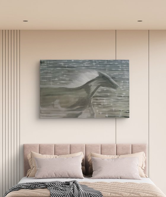 White Horse in the Mist