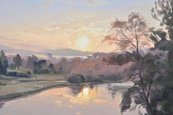 September 5, sunrise over the Loire