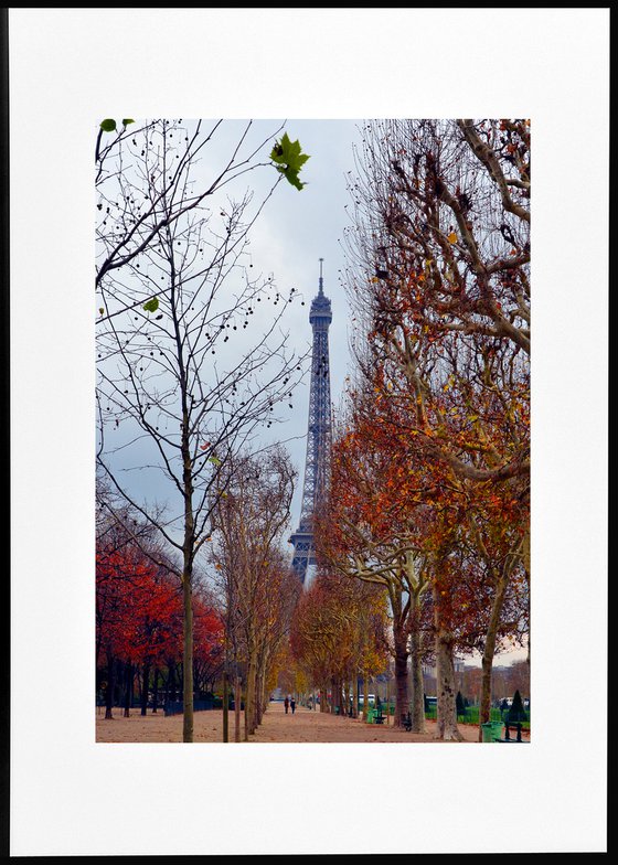 " Autumn palette. Paris "  Limited Edition 1 / 15