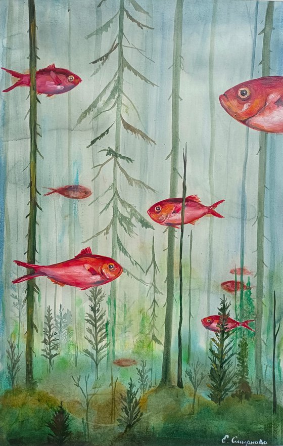 Fishes in The Woods