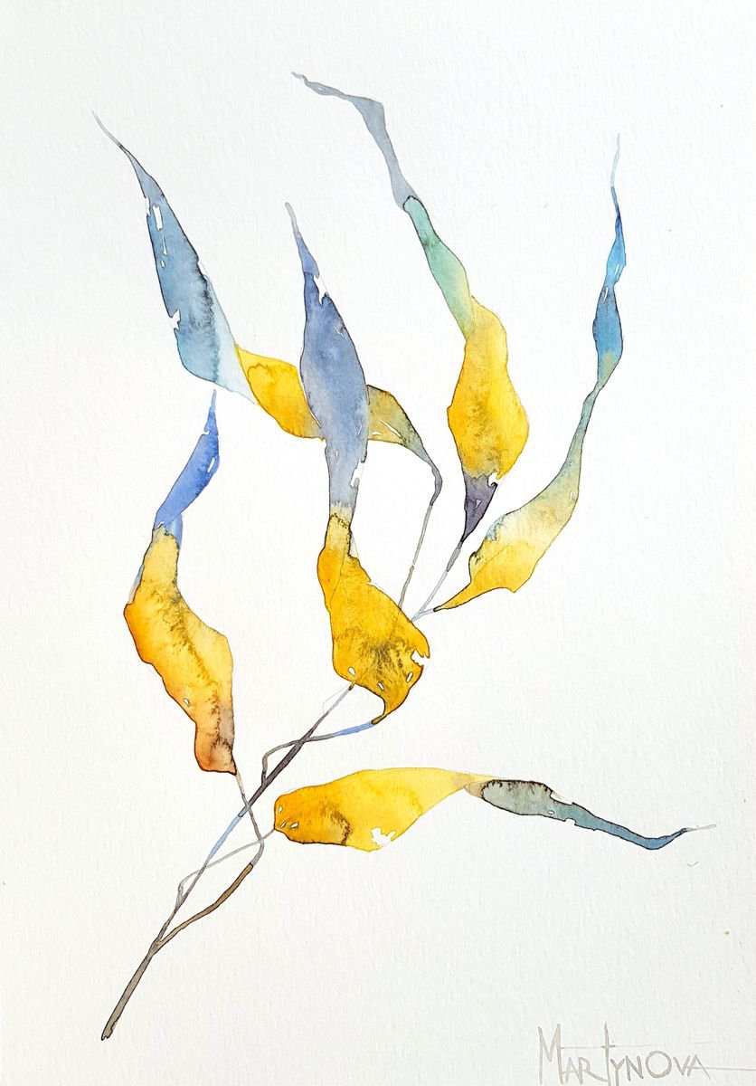 Herbal Gold #3 - A4 size by Yuliya Martynova