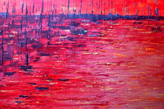 Lymington Harbour Sunset.
