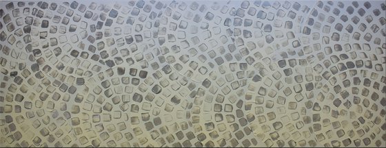 Silver Wheels  - Abstract Art - Acrylic Painting - Canvas Art -  Abstract Painting - Industrial Art