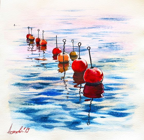 Buoys from Lutry