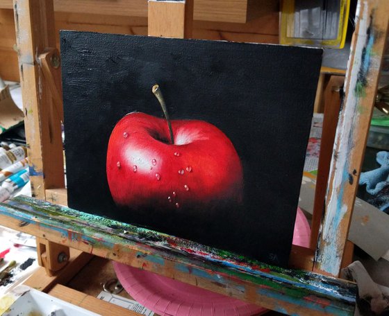 "Apple Dew IV"  (Original Oil Painting)