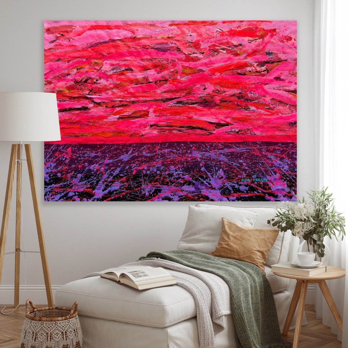 Love Field By Lina Verano, 43 X 31, Artwork For Sale On Artfinder