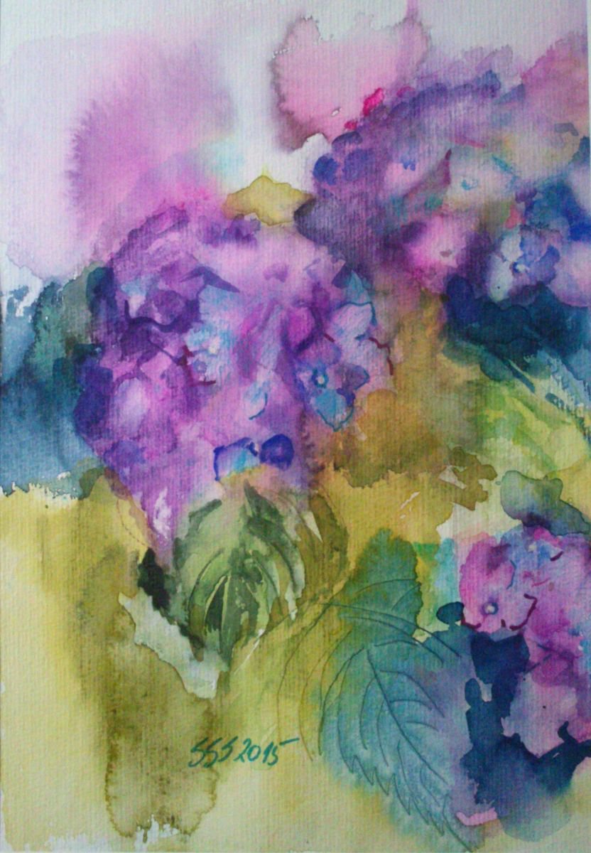 Hydrangeas by Silja Salmistu