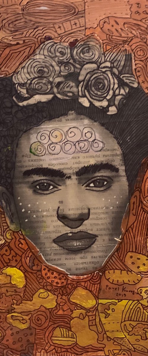 Portrait of Frida Kahlo #83 by Pavel Kuragin