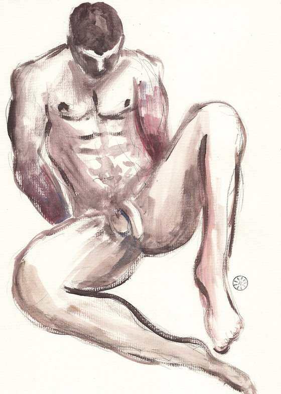 Male Nude Figure