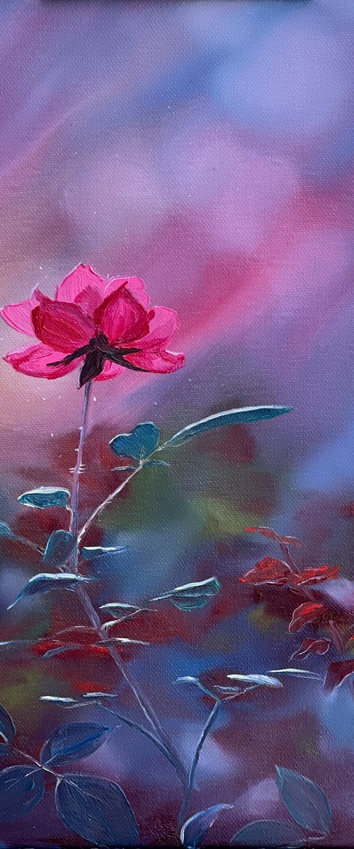 Magic Garden, 30 x 40, oil on canvas by Marina Zotova