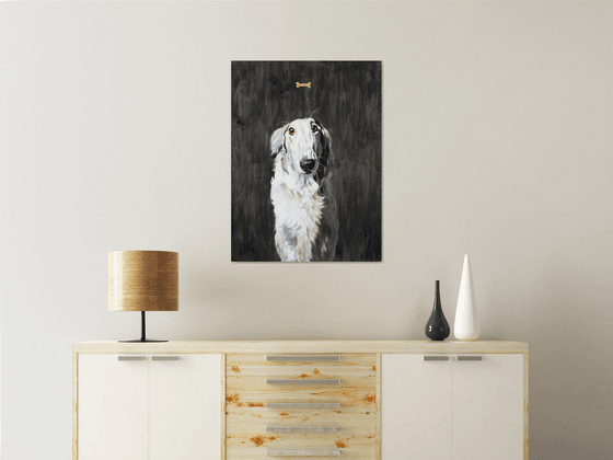 Dog (80x60cm/31x24in)