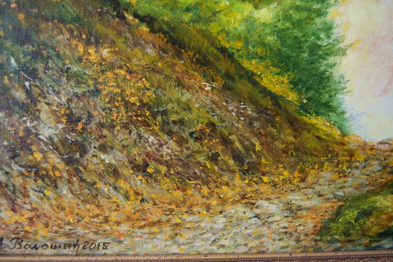 Landscape painting - Road to Autumn