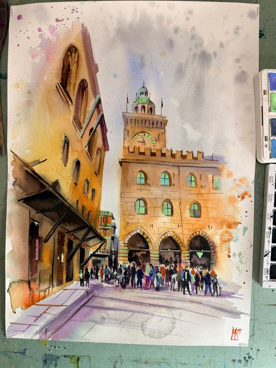 Piazza Maggiore, Bologna