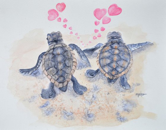 Turtles in love