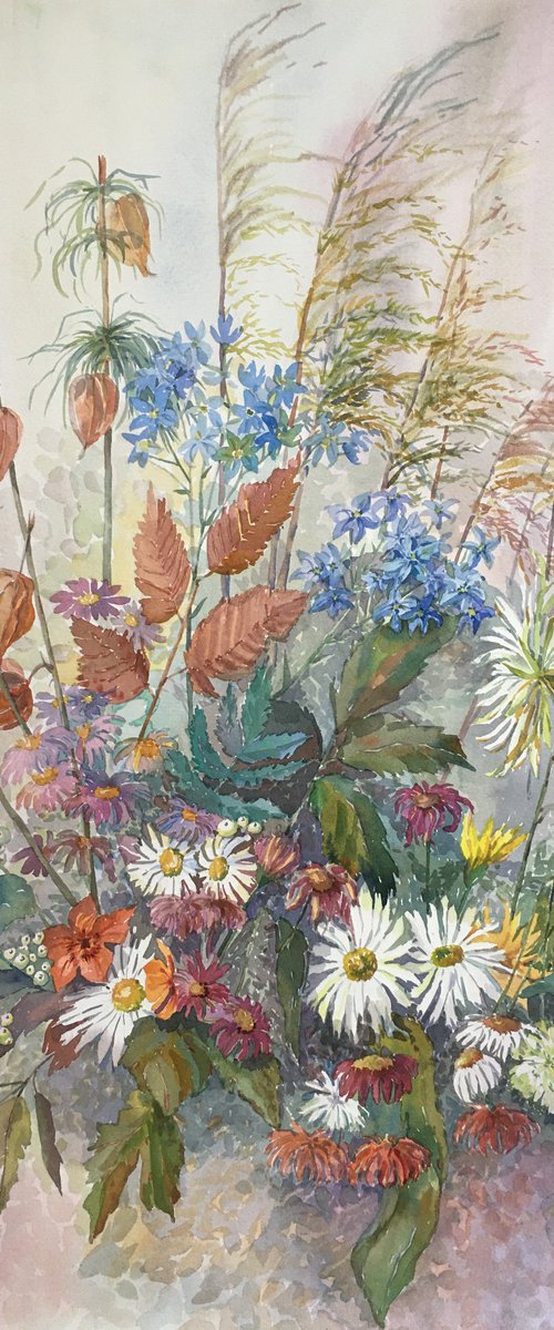 Autumn flowers by Gintarė Petrauskienė