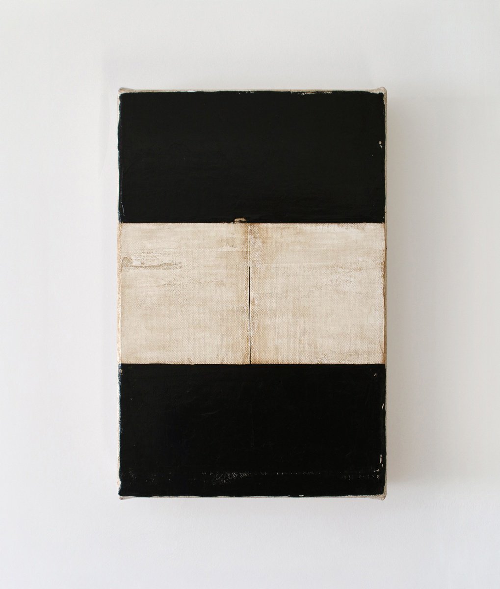 Organic Abstract Acrylic Painting By Stephen Whatcott, 8 X 12", Break, Original Artwork