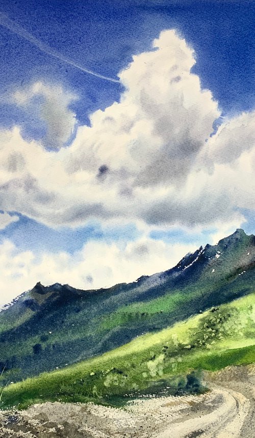 Road to the mountains. Arkhyz #2 by Eugenia Gorbacheva