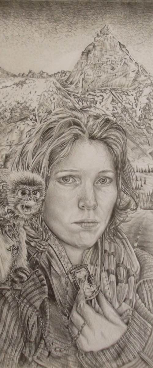Monkey on my Shoulder by Kate Evans