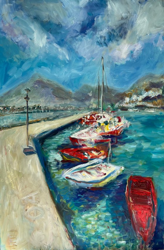 MORNING IN A LITTLE HARBOR