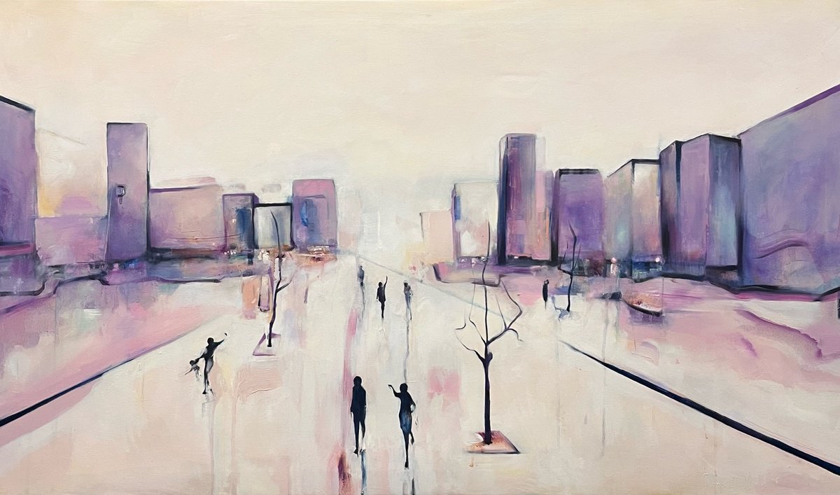 Expressive Oil Painting , Fiorino By Romuald Mulk Musiolik, 47 X 28, Artwork For Sale On Artfinder
