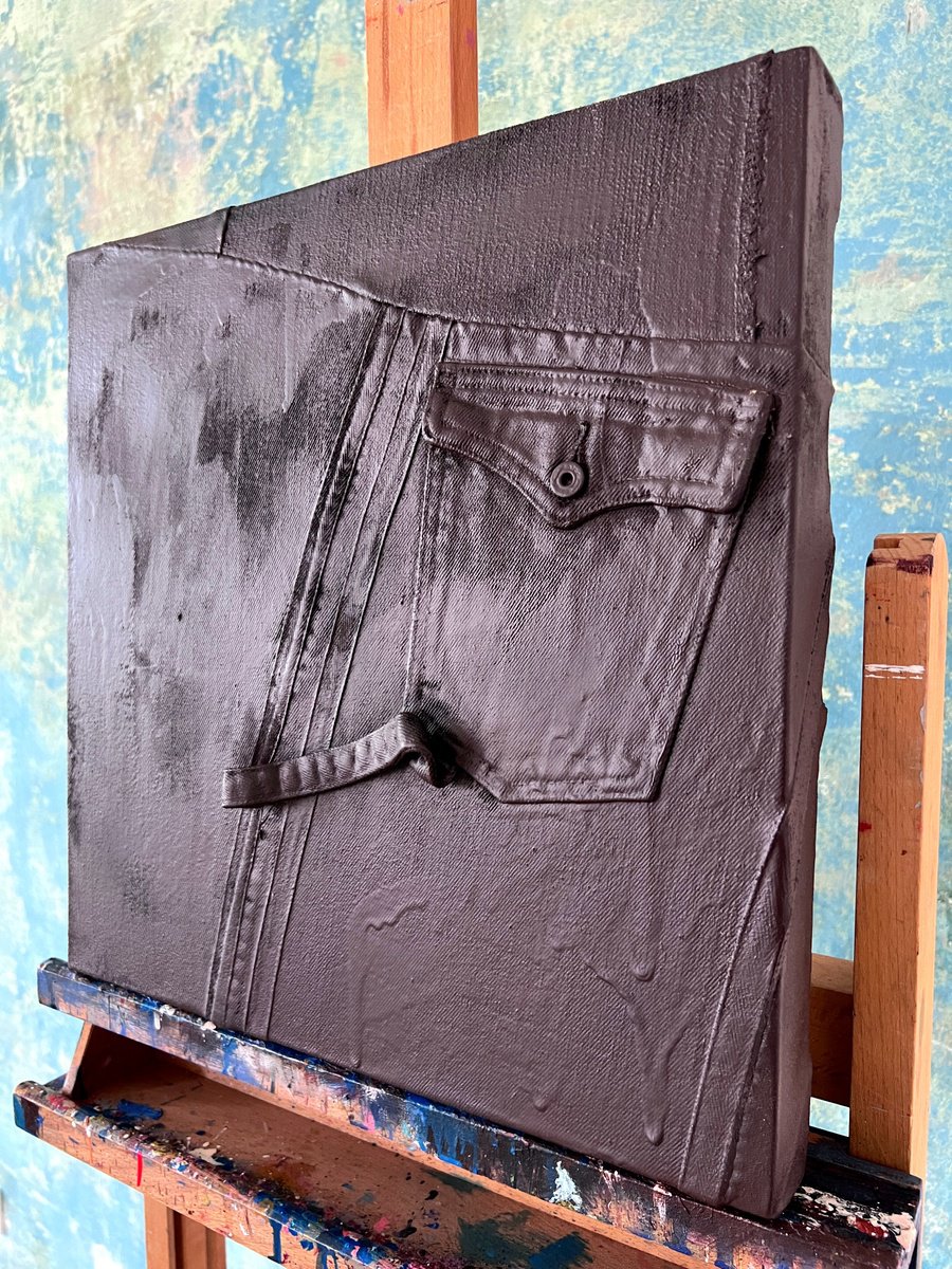 Abstract Sculpture By Inga Makarova, 16 X 16, Ex Boyfriends 6, Original Artwork