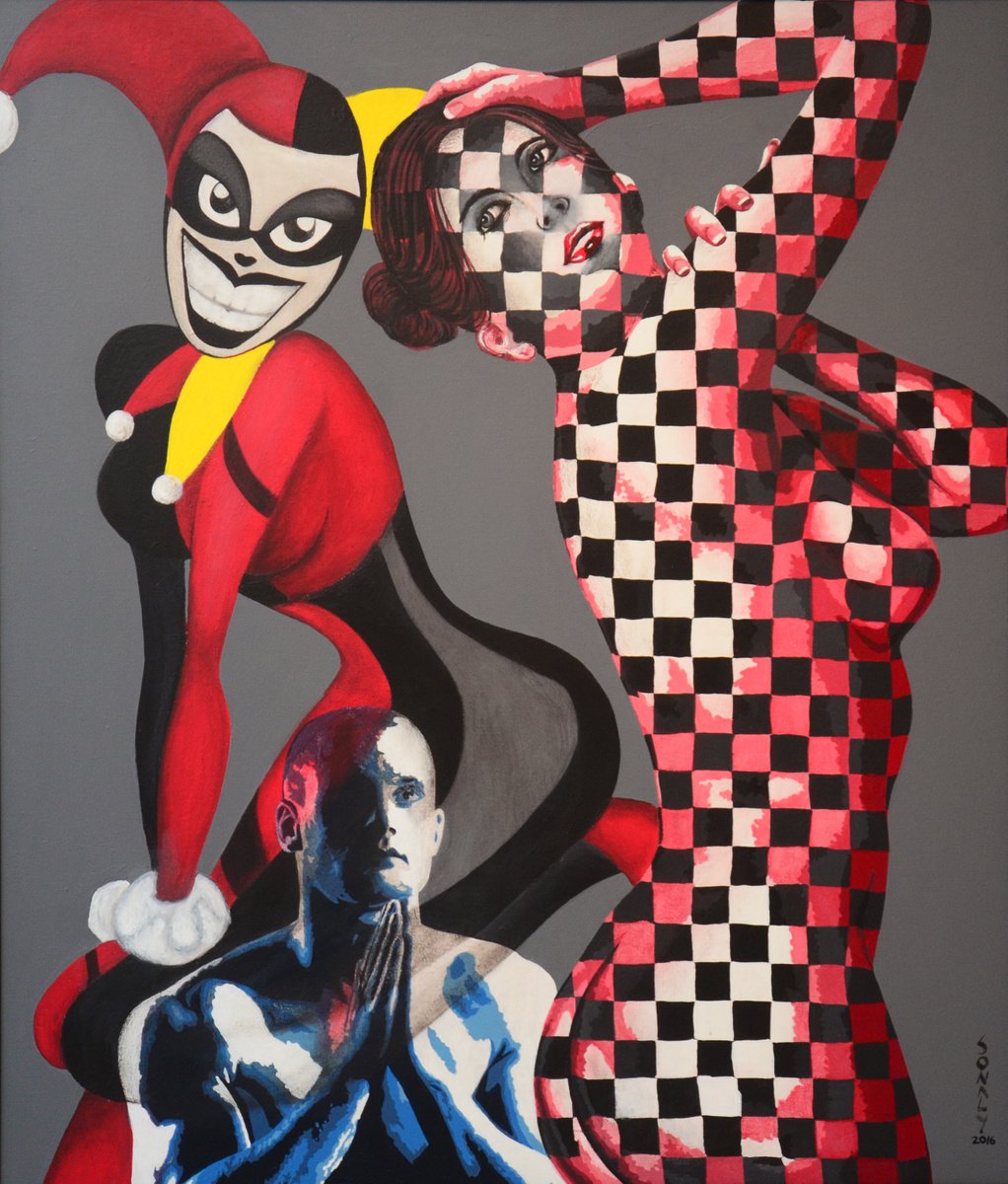 Couple and Joker by Sonaly Gandhi
