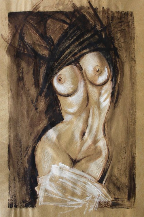 Nude torso by Vincenzo Stanislao