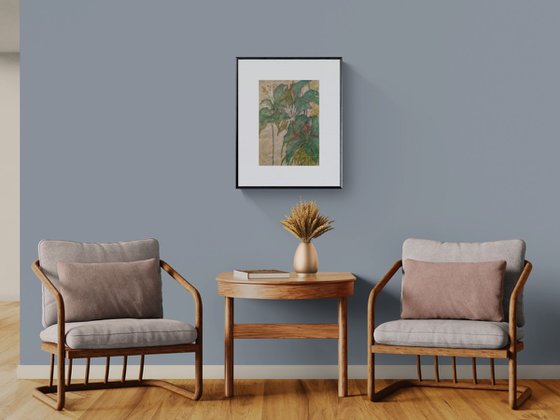 Lilies in Chinoiserie