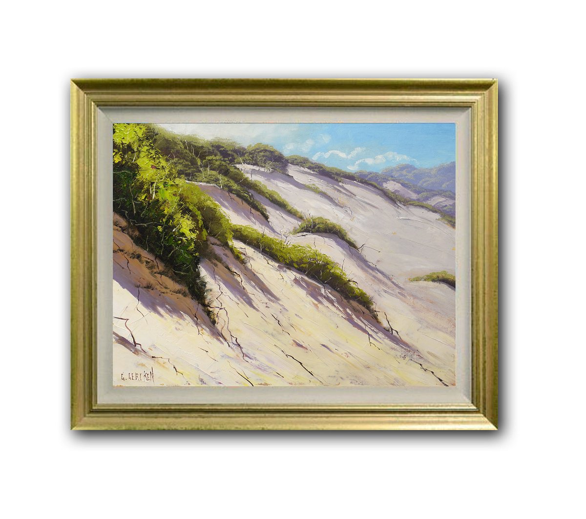 Coastal Sand Dunes By Graham Gercken, 16 X 12, Artwork For Sale On Artfinder